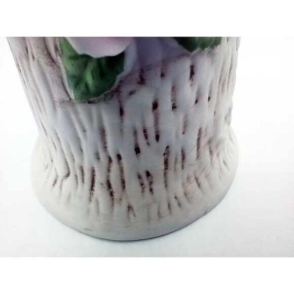 Bell Cardinal Porcelain Bird Figurine Perched Flowers Vintage 5" Vintage Walmart - Picture 8 of 15